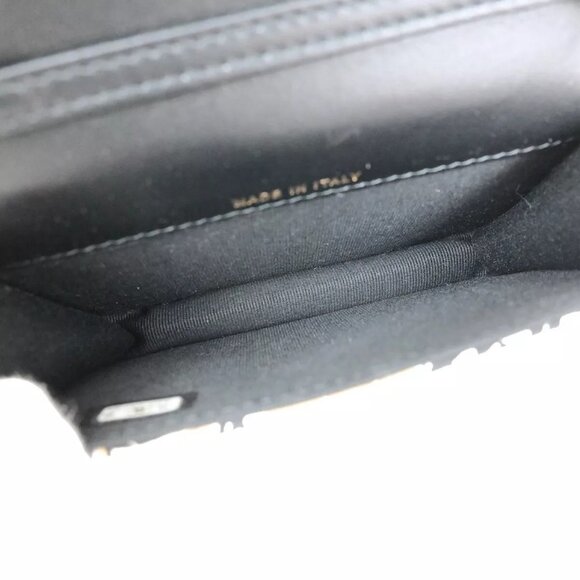 CHANEL CC Checkered Flag Year-End Gift Chain Mini Shoulder Bag Canvas 685RL020 - Picture 5 of 16